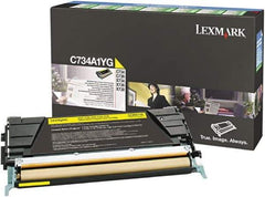 Lexmark - Yellow Toner Cartridge - Use with Lexmark C734, C736, X734, X738 - Americas Industrial Supply