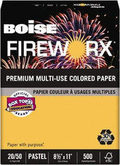 Boise - Golden Glimmer Colored Copy Paper - Use with Laser Printers, Copiers, Plain Paper Fax Machines, Multifunction Machines - Americas Industrial Supply