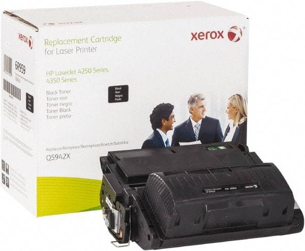 Xerox - Black Toner Cartridge - Use with HP LaserJet 4250, 4350 - Americas Industrial Supply