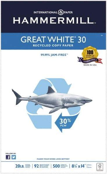 Hammermill - White Copy Paper - Use with Laser Printers, Inkjet Printers, Copiers - Americas Industrial Supply