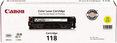 Canon - Yellow Toner Cartridge - Use with Canon imageCLASS LBP7200Cdn, LBP7660Cdn, MF8350Cdn, MF8380Cdw, MF8580Cdw - Americas Industrial Supply