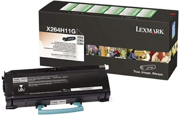 Lexmark - Black Toner Cartridge - Use with Lexmark X264, X364 - Americas Industrial Supply