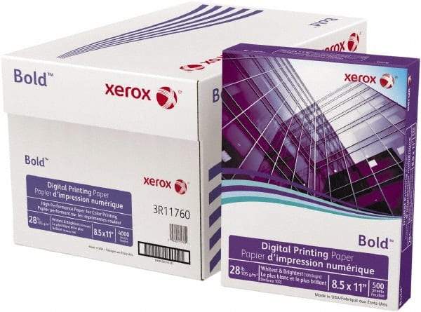 Xerox - White Copy Paper - Use with Laser Printers, Copiers, Plain Paper Fax Machines - Americas Industrial Supply