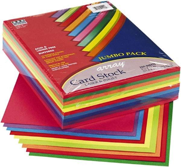 Pacon - Assorted Colors Copy Paper - Use with Copiers, Inkjet & Laser Printers & Typewriters - Americas Industrial Supply