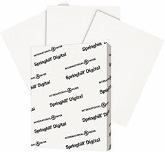 Springhill - White Copy Paper - Use with High Speed Copiers, Laser Printers, Offset Duplicators - Americas Industrial Supply