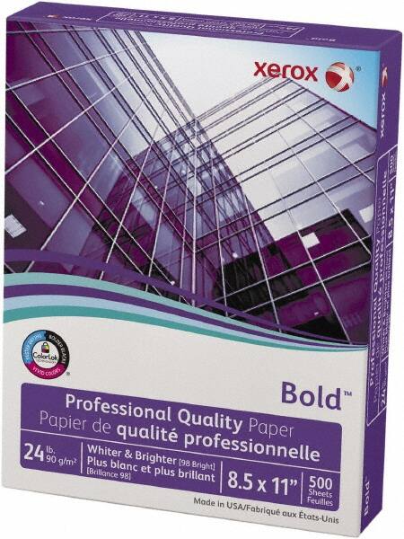 Xerox - White Copy Paper - Use with Laser & Inkjet Printers, Laser & Inkjet Copiers - Americas Industrial Supply