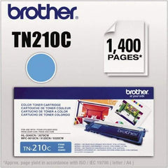 Brother - Cyan Toner Cartridge - Use with Brother HL-3040CN, 3045CN, 3070CW, 3075CW, MFC-9010CN, 9120CN, 9125CN, 9320CW, 9325CW - Americas Industrial Supply