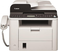 Canon - White Fax Machine - Use with Envelopes, Legal, Letter, Statement - Americas Industrial Supply