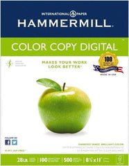 Hammermill - Photo White Colored Copy Paper - Use with Laser Printers, Offset Presses, Color Copiers - Americas Industrial Supply