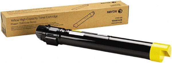 Xerox - Yellow Toner Cartridge - Use with Xerox Phaser 7500 - Americas Industrial Supply