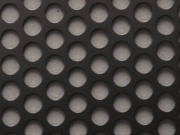 Value Collection - 36 x 40 x 0.075" Perforated Carbon Steel Sheet - 1/2" Staggered Round Holes, 11/16" Hole Spacing - Americas Industrial Supply