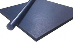 Made in USA - 5' Long, 1" Diam, Acetal Plastic Rod - +1.00 -0.000" Length Tolerance, +0.002 - 0.000" Diam Tolerance, Blue - Americas Industrial Supply