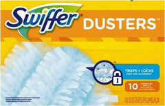 Swiffer - 6" Long Fiber Duster - 6" OAL, Light Blue - Americas Industrial Supply