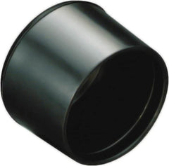 Caplugs - Dome Head Finishing Cap - 27/32" Long, Low-Density Polyethylene, Black - Americas Industrial Supply
