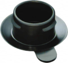 Caplugs - Push-In Finishing Plugfor 1/2 SAE, 1/4 NPT Thread - 0.444" ID, 0.72 OD, Low-Density Polyethylene, Black - Americas Industrial Supply