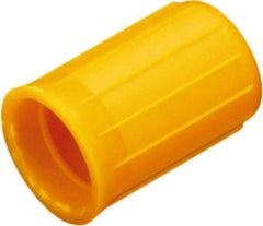 Caplugs - 0.66" ID, Round Head Cap - 2-1/8" Long, Vinyl, Black - Americas Industrial Supply