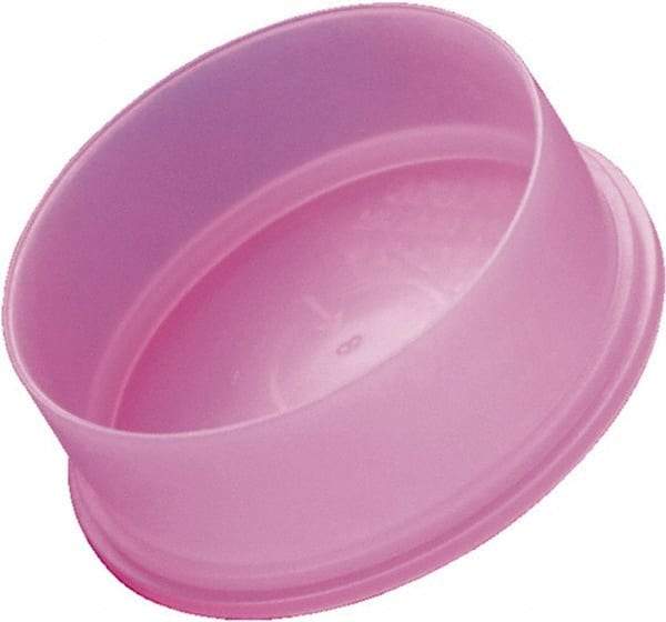 Caplugs - Round Head, Static Dissipative Cap - 1.12" OD, 1/2" Long, Polyethylene, Pink - Americas Industrial Supply