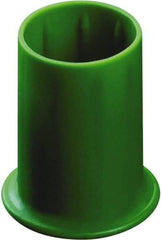 Caplugs - 0.295" ID, Round Head Vented Cap - 0.62" OD, 53/64" Long, Thermoplastic Rubber, Yellow - Americas Industrial Supply
