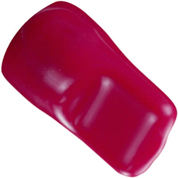 Caplugs - 0.552" ID, Pull-Tab, Round Head Cap - 1-3/16" Long, Vinyl, Orange - Americas Industrial Supply
