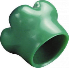 Caplugs - Round with Square Head Tube Cap - 0.85" OD, 3/4" Long, Vinyl, White - Americas Industrial Supply