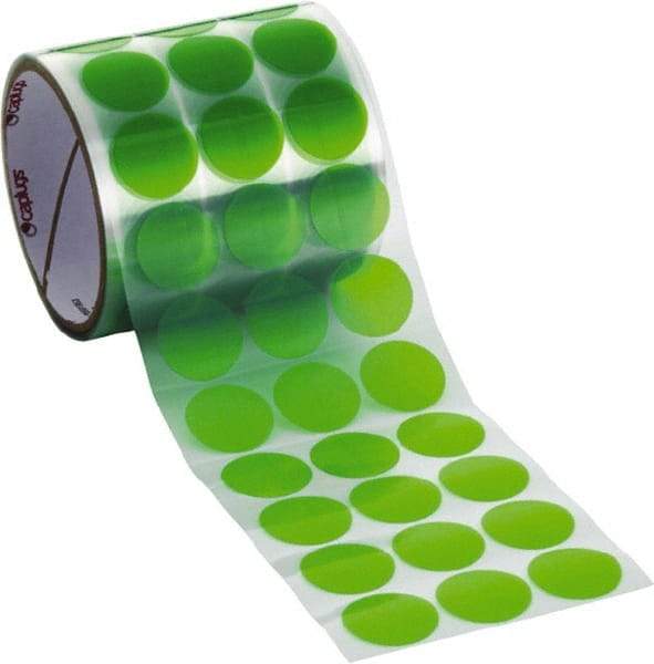 Caplugs - Green Polyester Film High Temperature Masking Tape - Series PC0500, 3.5 mil Thick - Americas Industrial Supply