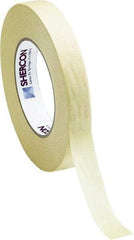 Caplugs - 1/2" Wide x 60 Yd Long Off-White Crepe Paper High Temperature Masking Tape - Series KD110500, 7.5 mil Thick - Americas Industrial Supply