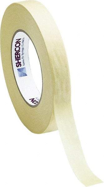 Caplugs - 150mm Wide x 55 m Long Off-White Crepe Paper High Temperature Masking Tape - Series KD11150MM, 7.5 mil Thick - Americas Industrial Supply