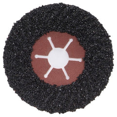 7″ × 1/4″ × 7/8″ FastCut Fiber Disc Type 27 16 Grit Silicon Carbide - Americas Industrial Supply