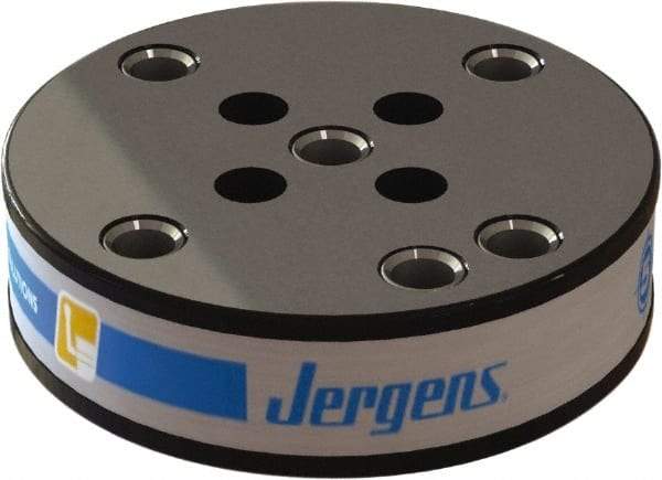 Jergens - 130mm Long x 130mm Wide x 35mm High Steel Fixture Plate - 35mm Plate Thickness - Americas Industrial Supply