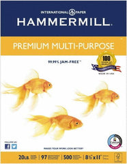 Hammermill - 8-1/2" x 11" White Copy Paper - Use with Inkjet Printers - Americas Industrial Supply