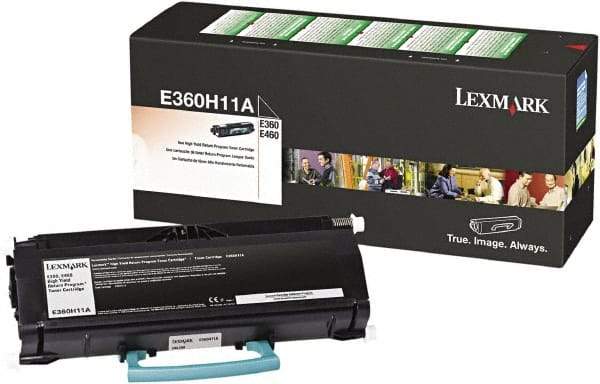 Lexmark - Black Toner Cartridge - Use with Lexmark E360d, E360dn, E460d, E460dw, E462dtn - Americas Industrial Supply