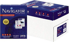 Navigator - 8-1/2" x 11" White Copy Paper - Use with Laser Printers, Copiers, Fax Machines, Multifunction Machines - Americas Industrial Supply