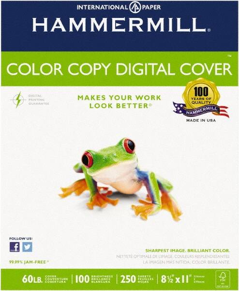 Hammermill - 8-1/2" x 11" Photo White Copy Paper - Use with High-Speed Copiers,High-Speed Printers,Laser Printers - Americas Industrial Supply