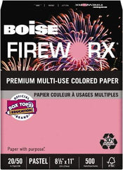 Boise - 8-1/2" x 11" Cherry Coiled Phone Cord - Use with Laser Printers, Copiers, Plain Paper Fax Machines, Multifunction Machines - Americas Industrial Supply