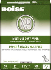 Boise - 8-1/2" x 11" White Copy Paper - Use with High-Speed Copiers, High-Speed Printers, Fax Machines, Multifunction Machines - Americas Industrial Supply