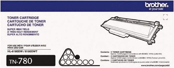 Brother - Black Toner Cartridge - Use with Brother HL-6180DW, HL-6180DWT, MFC-8950DW, MFC-8950DWT - Americas Industrial Supply