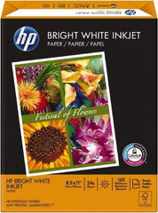 Hewlett-Packard - 8-1/2" x 11" White Colored Copy Paper - Use with Inkjet Printers - Americas Industrial Supply