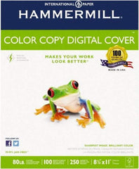 Hammermill - 8-1/2" x 11" Photo White Colored Copy Paper - Use with High-Speed Copiers,High-Speed Printers,Laser Printers - Americas Industrial Supply