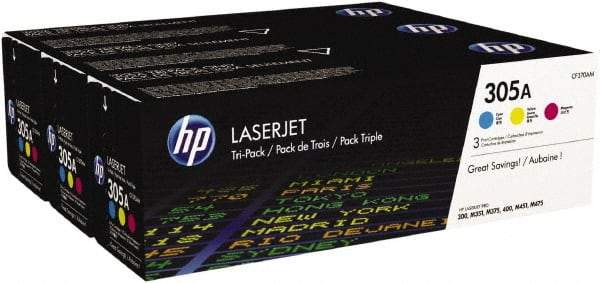 Hewlett-Packard - Cyan, Magenta & Yellow Toner Cartridge - Use with HP LaserJet Pro 300 color MFP M375nw, 400 color MFP M475, 400 color M451 - Americas Industrial Supply