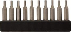 Wiha - 7/64" Hex Screwdriver Bit - 4mm Drive, 28mm OAL - Americas Industrial Supply