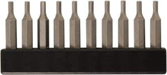 Wiha - Hex Screwdriver Bit - 4mm Drive, 28mm OAL - Americas Industrial Supply