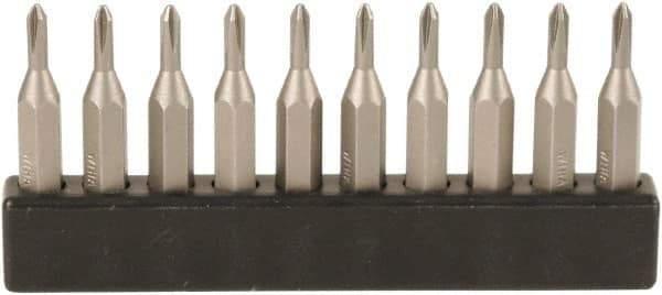 Wiha - #00, Phillips Screwdriver Bit - 28mm OAL - Americas Industrial Supply