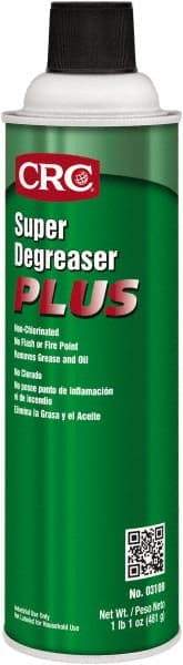 CRC - 20 oz Aerosol Cleaner/Degreaser - Aerosol, Super Degreaser, Unscented - Americas Industrial Supply