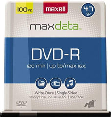 Maxwell House - Gold DVD-RW Discs - Use with CD, DVD Drives - Americas Industrial Supply