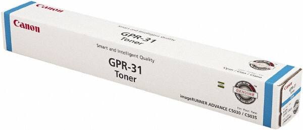 Canon - Cyan Toner Cartridge - Use with Canon imageRUNNER ADVANCE C5035, C5030 - Americas Industrial Supply