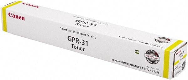 Canon - Yellow Toner Cartridge - Use with Canon imageRUNNER ADVANCE C5035, C5030 - Americas Industrial Supply