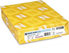 Neenah Paper - 8-1/2" x 11" Brilliant White Copy Paper - Use with Laser Printers, Inkjet Printers, Copiers - Americas Industrial Supply