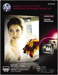 Hewlett-Packard - 8-1/2" x 11" White Photo Paper - Use with Inkjet Printers - Americas Industrial Supply