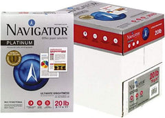 Navigator - 8-1/2" x 11" White Copy Paper - Use with Laser Printers, Copiers, Fax Machines, Multifunction Machines - Americas Industrial Supply