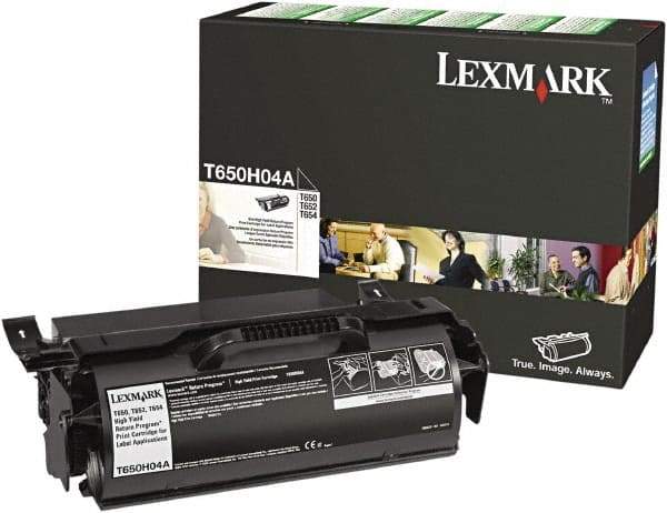 Lexmark - Black Toner Cartridge - Use with Lexmark T650dn, T650dtn, T650n, T652dn, T652dtn, T652n, T654dn, T654dtn, T654n, T656dne - Americas Industrial Supply